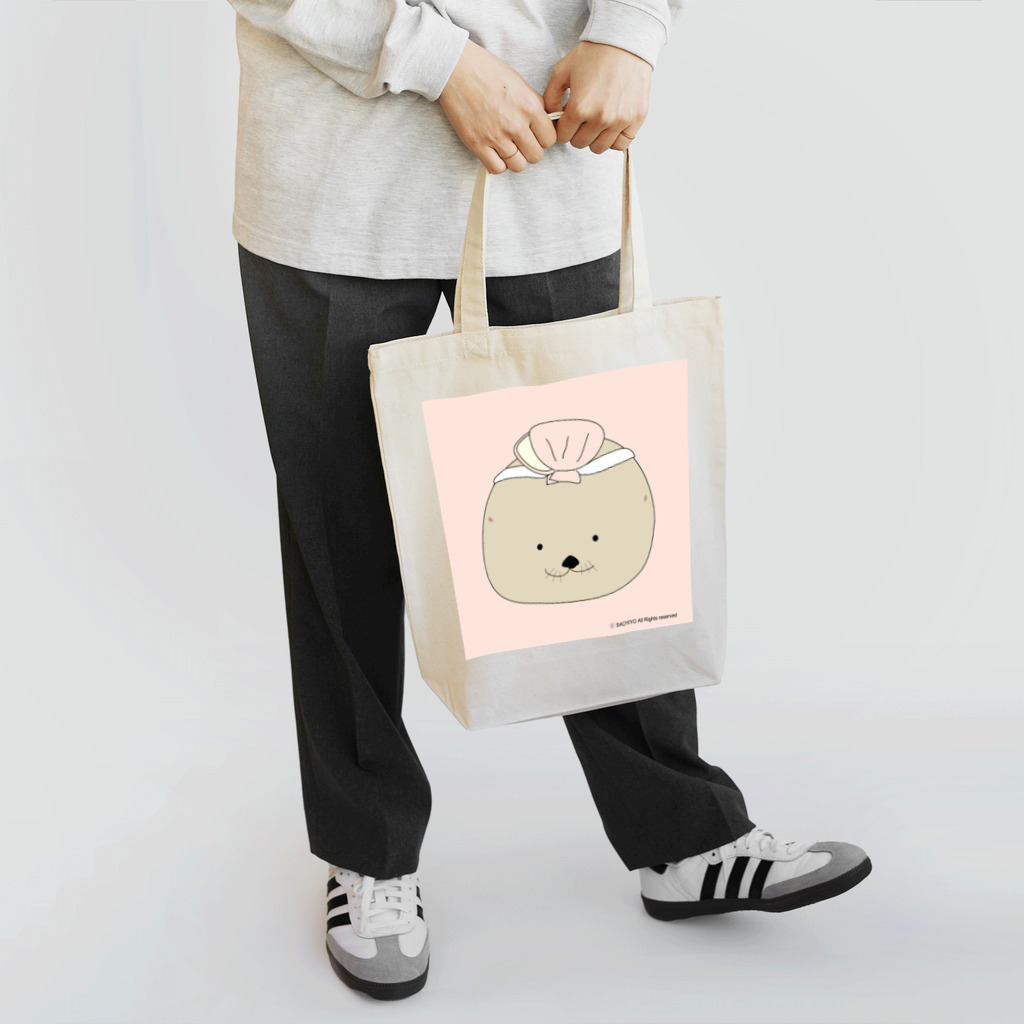 ラッコの「らー」のラッコの「らー」貝殻ver. Tote Bag