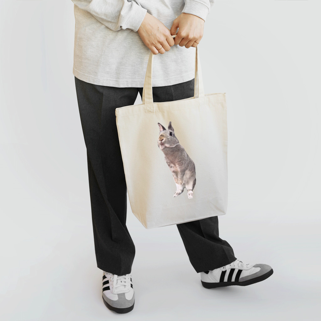 いきもの大好き！ほほえみフレンズのウサギさんのおすましポーズ Tote Bag