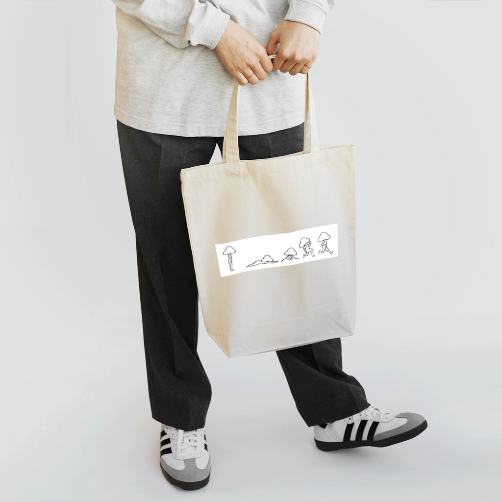 ERIBARIのはいでるきのこ Tote Bag