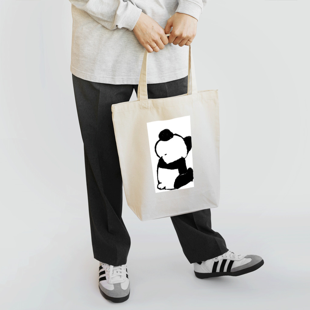 norio4のパンダ後ろ姿  ちょっとナナメ上 Tote Bag