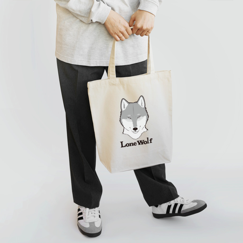 ShrimpgraphicのLONE WOLF トートバッグ