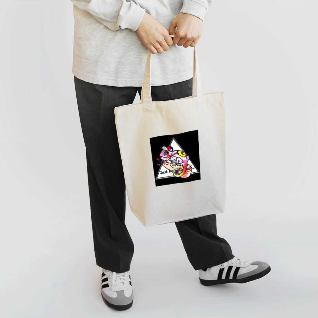 Lani＊Lani-online shop-のカラフル＋カメレオン Tote Bag