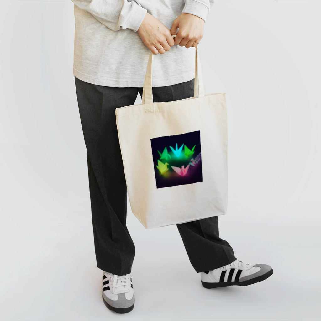 山田じゅん(YHM10/8日のみ)の光る鶴 Tote Bag