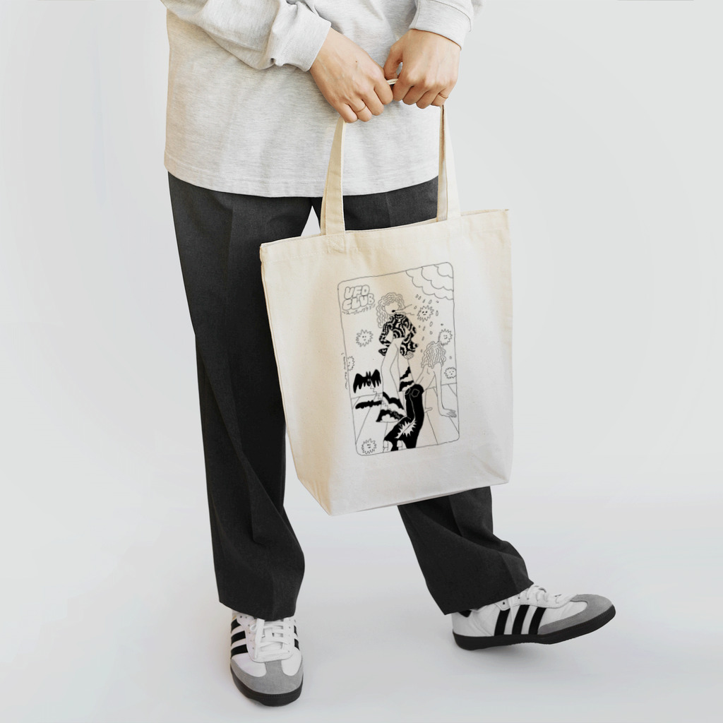 東高円寺U.F.O.CLUB webshopのオートモアイ x U.F.O.CLUBオリジナルトートバッグ Tote Bag