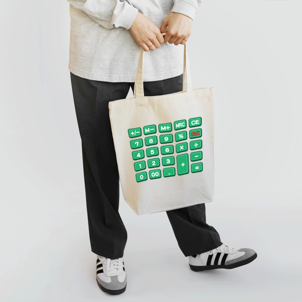 高速紙工業株式会社の電卓green Tote Bag