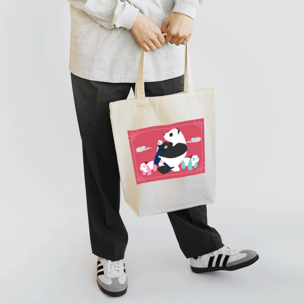 瞳子のもふもふパンダ Tote Bag