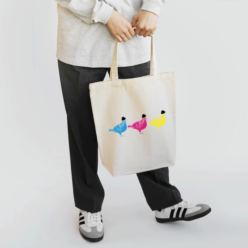 はとやの帽子をかぶった鳩 Tote Bag