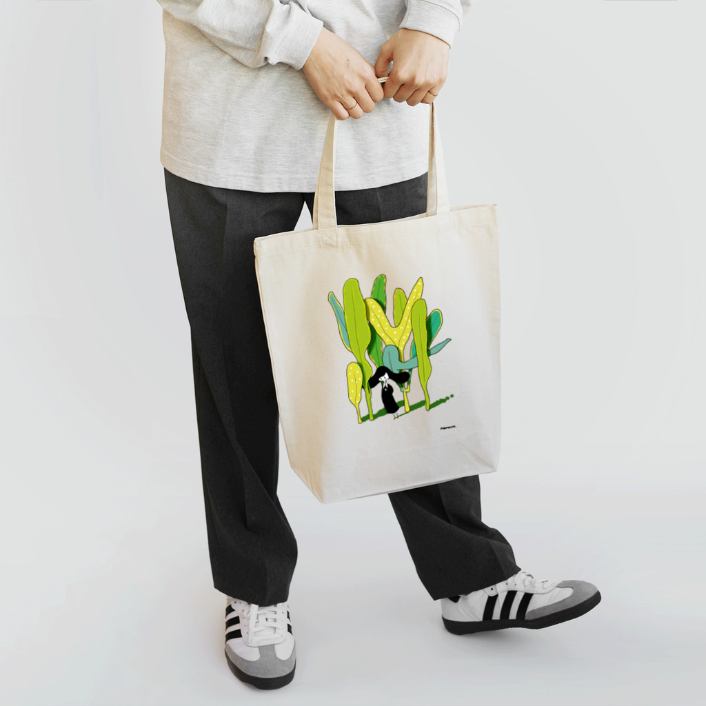 ふわんちゃんの葉っぱ Tote Bag