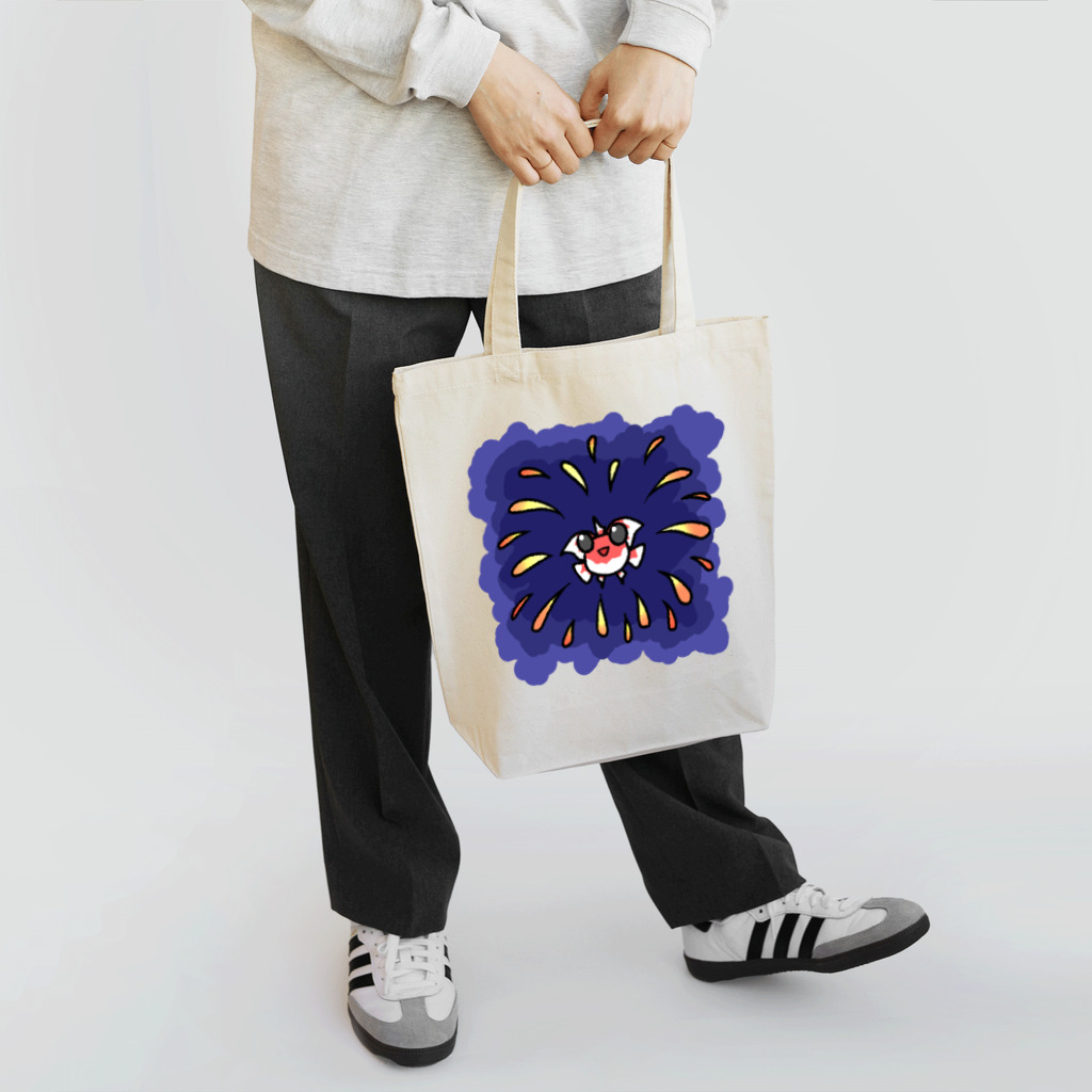 雨（ゆののお店）の金魚花火 Tote Bag