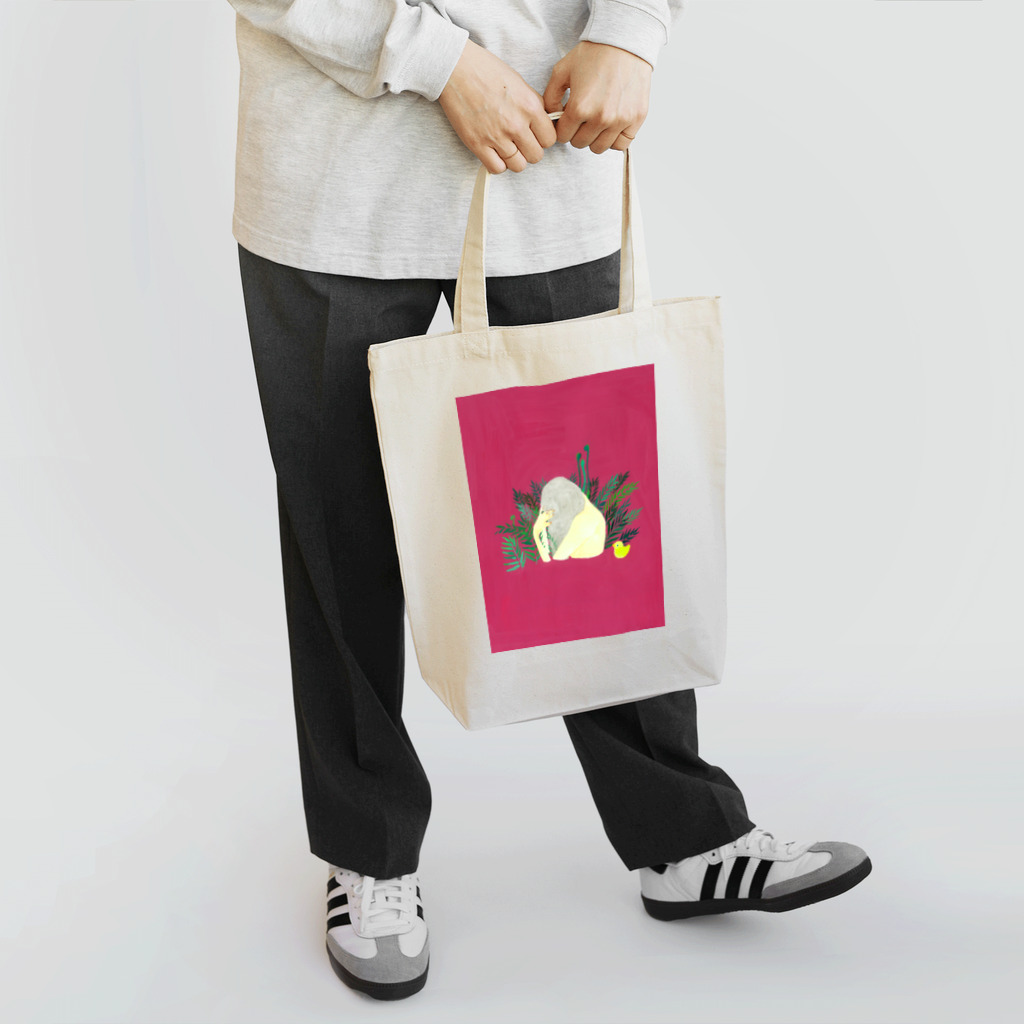 真夜中の手がみのドロ沼のもり　ピンクちゃん Tote Bag