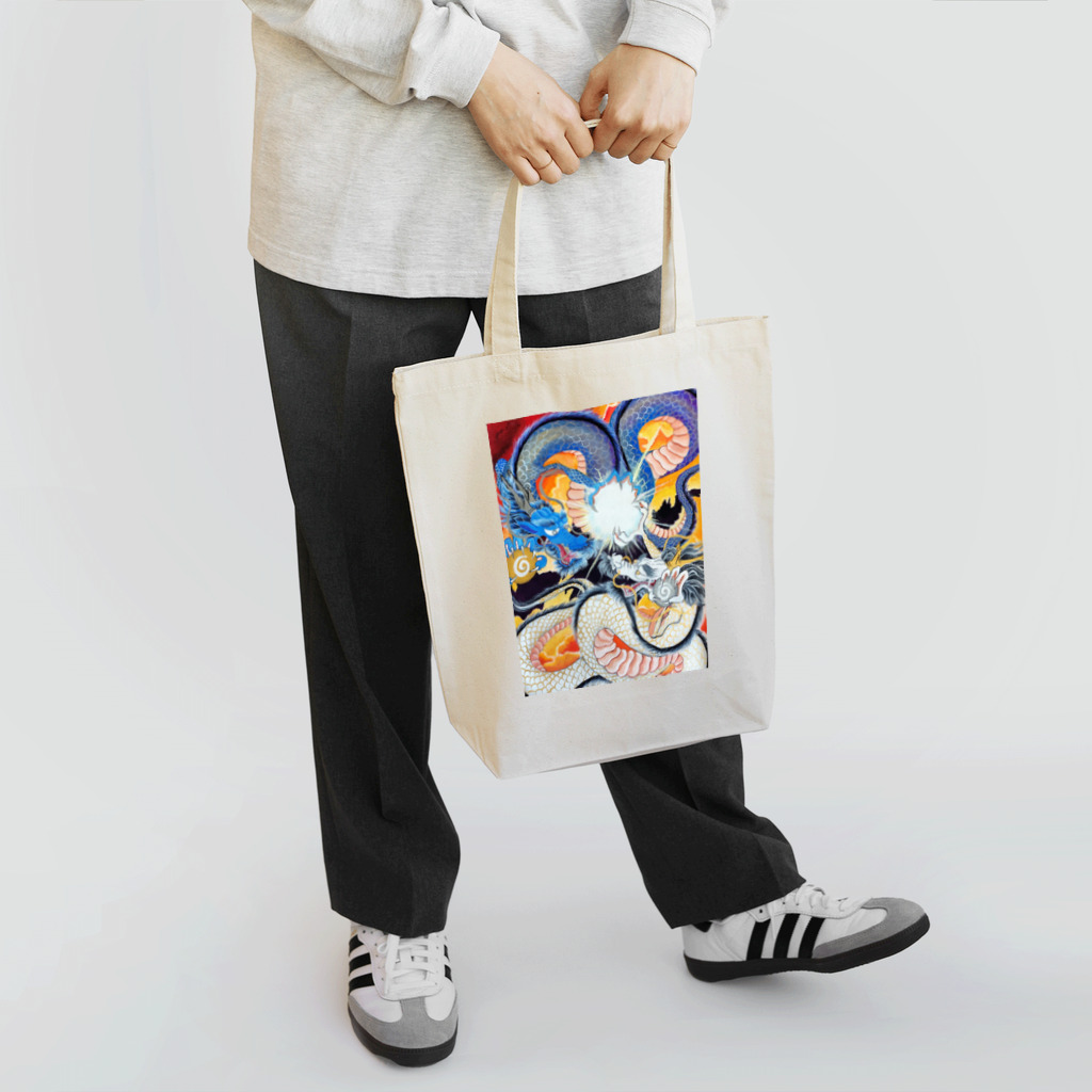 宝香オフィシャルグッズの青龍と白龍 Tote Bag