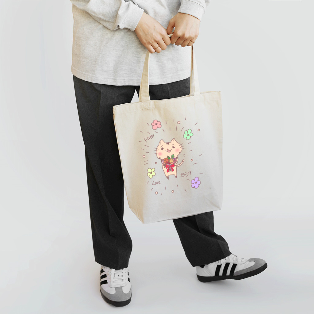 ちびたんしょっぷの超絶ＨＡＰＰＹネコ Tote Bag