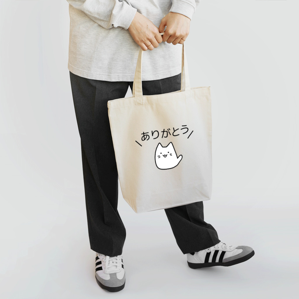 面白札屋のありがとうねこ Tote Bag