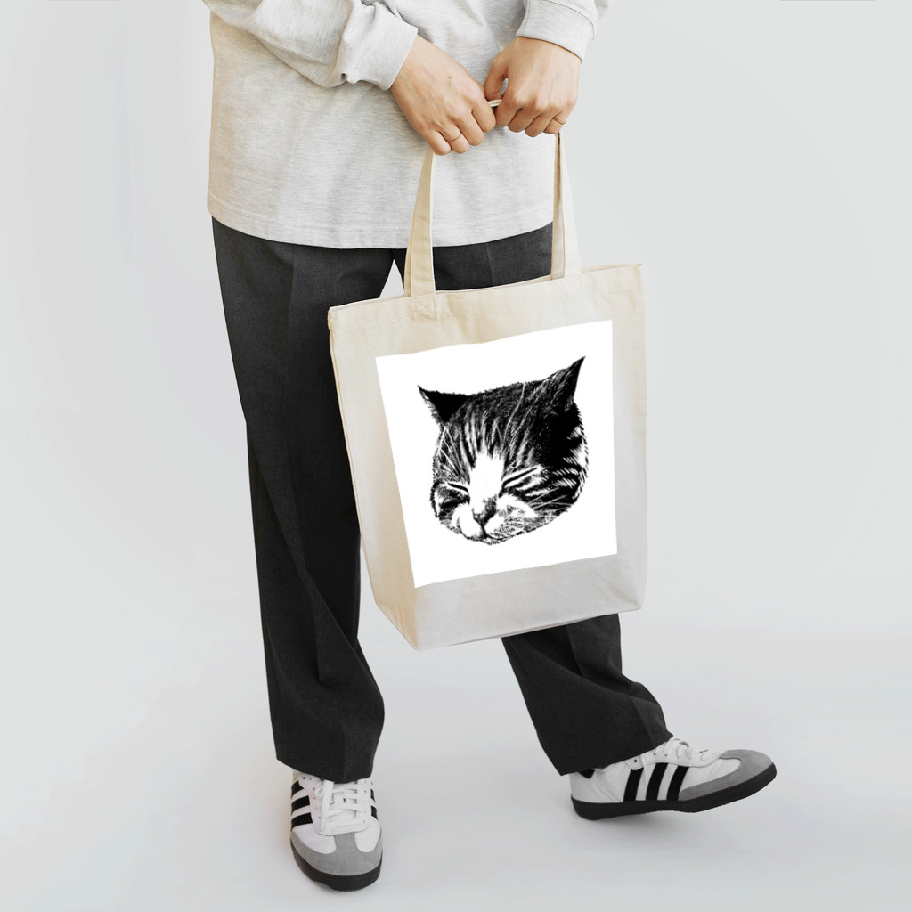 ねこはち🐾イラストレーターののんびり大福猫 Tote Bag