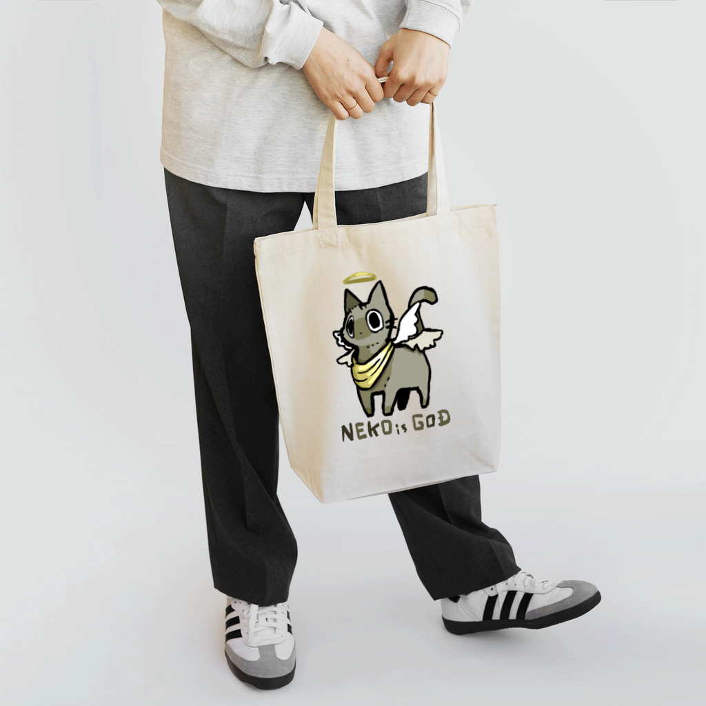 花葬デバイスのNEKO is GOD Tote Bag