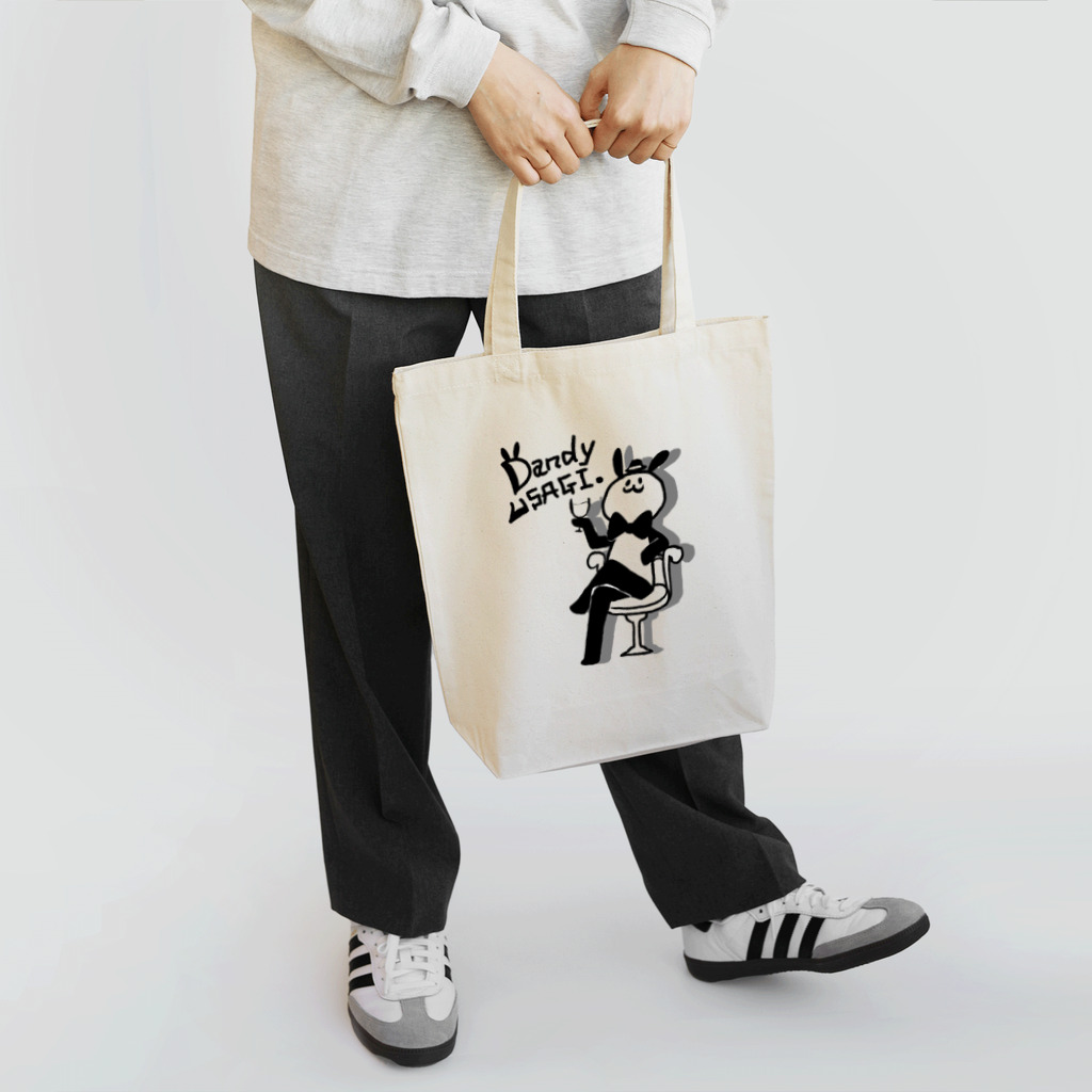 きつまるのダンディうさぎさん Tote Bag