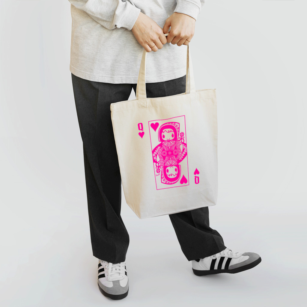 RachelのPINK HEART QUEEN Tote Bag