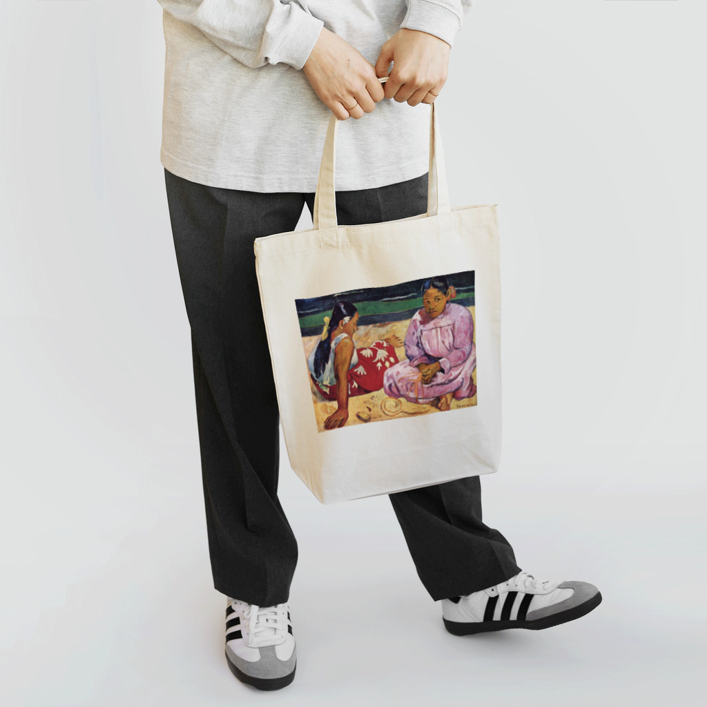 Art Baseのタヒチの女(浜辺にて) / ポール・ゴーギャン(Tahitian Women on the Beach 1891) Tote Bag