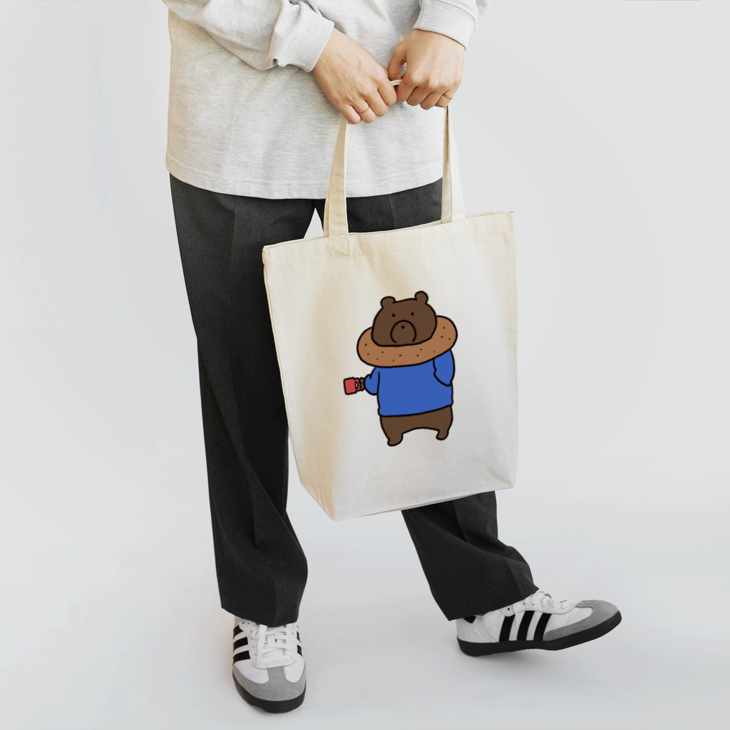 クマツアンショップのWhere is the doughnut? Tote Bag