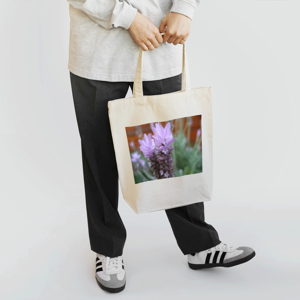 みっちゃんのラベンダーの花 トートバッグ