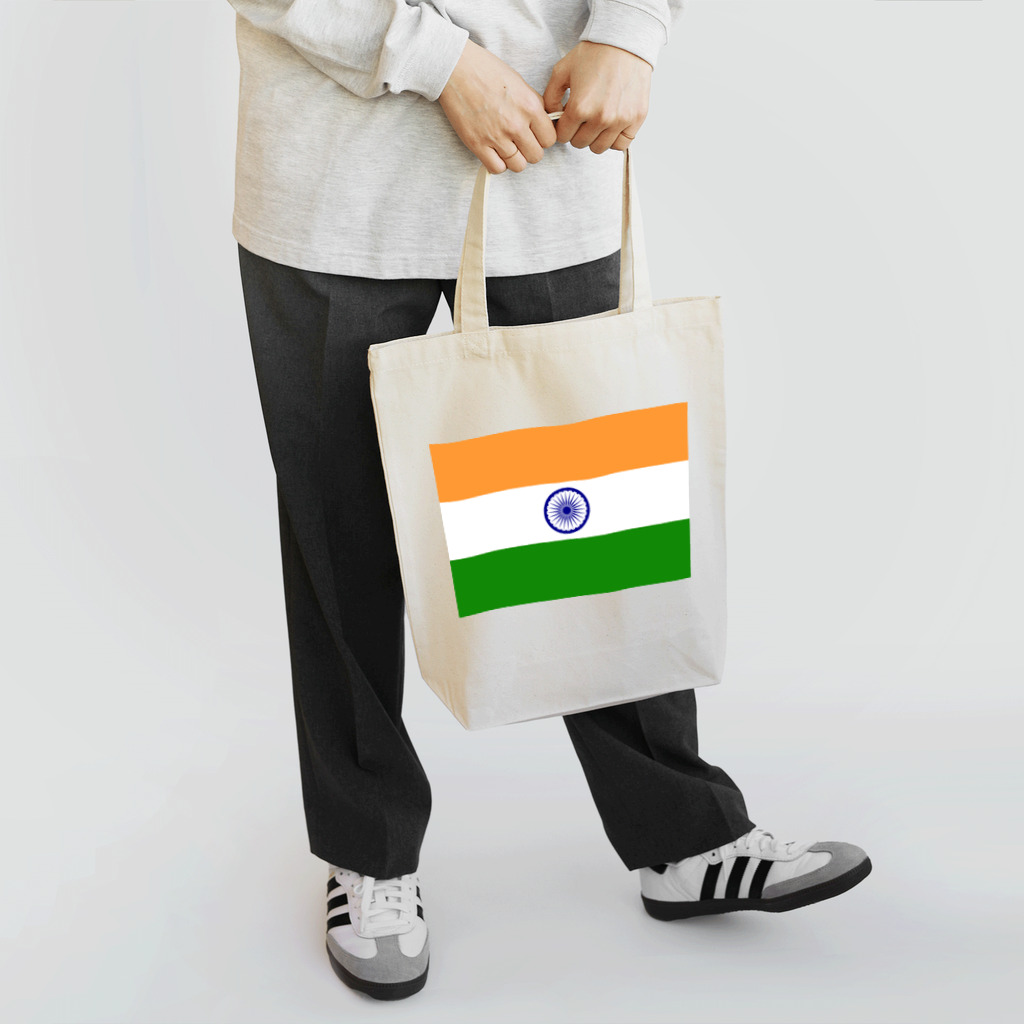 インドビザセンターのインド国旗 トートバッグ