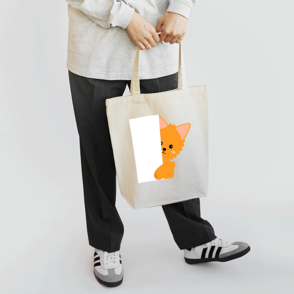 ポメラニアンのポメリンのポメラニアンのポメリン-チラ見- Tote Bag