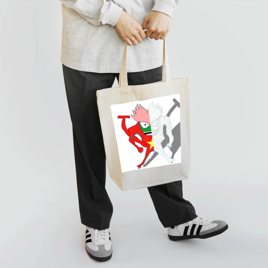 樹クリエイションのギャイギャイ Tote Bag