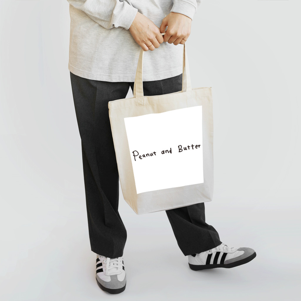 Peanut and ButterのPeanut and Butter Logo トートバッグ