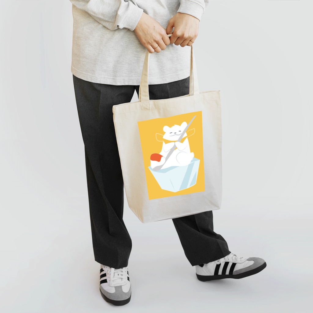 星野ねこはるのしろくまくん Tote Bag