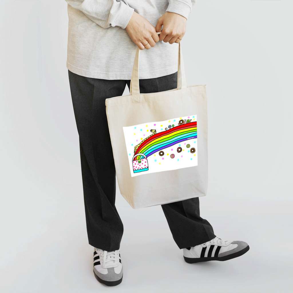 じょしおりの夢みるキリンのきーちゃん Tote Bag