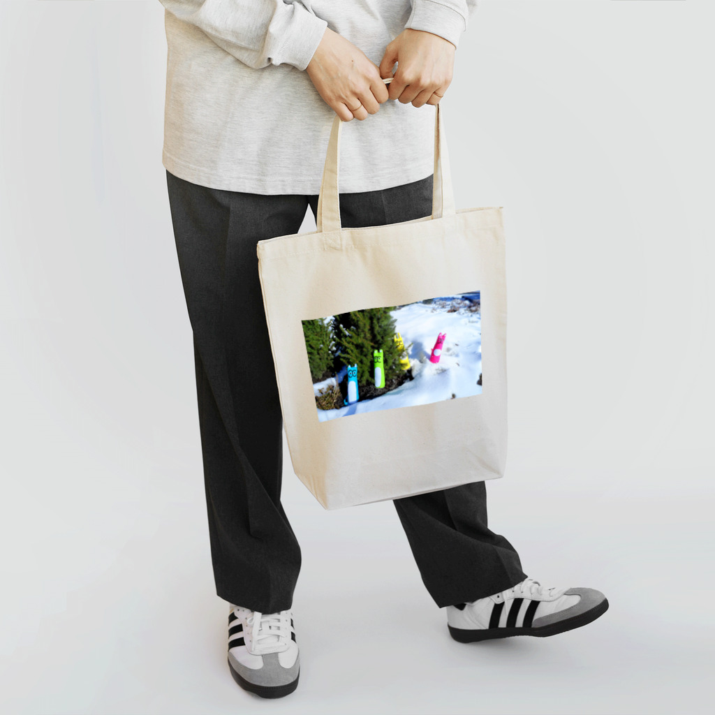 世界征服／World-Conquestの雪遊びで世界征服 Tote Bag