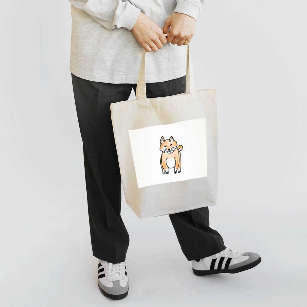 電気柴はAndroidの夢を見るか？の柴犬（おすわり） Tote Bag