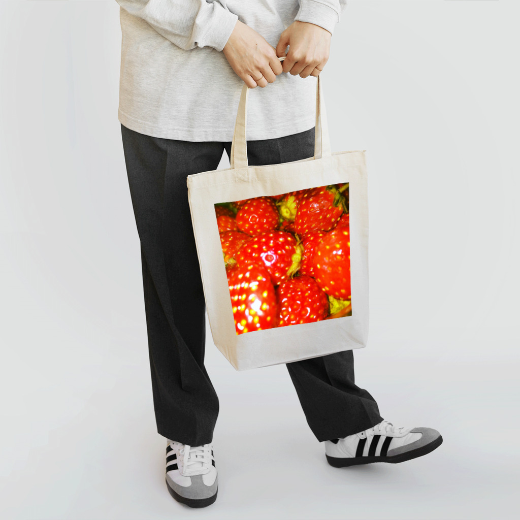 れんとチキンジョージのいちご Tote Bag