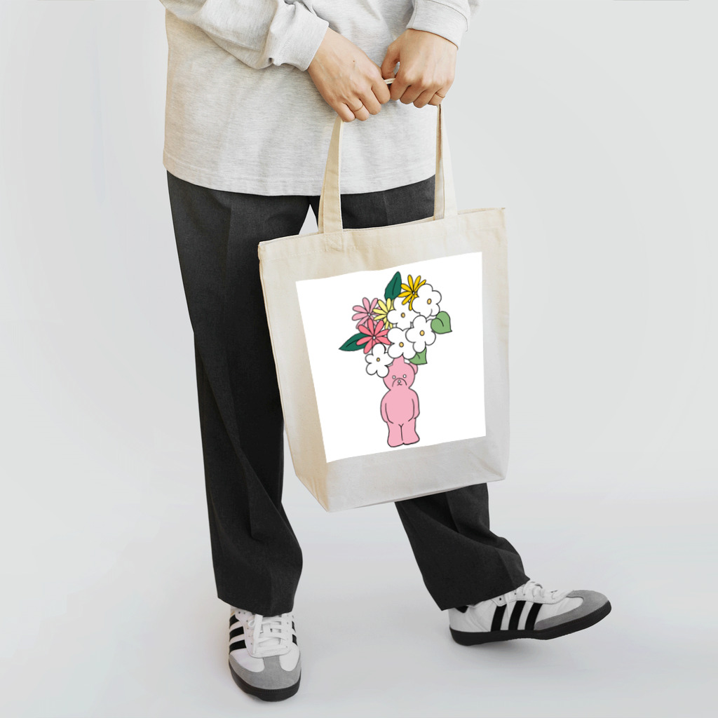 sakurashopのクマの花瓶 Tote Bag