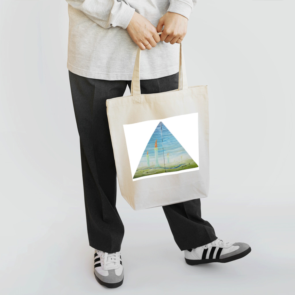 引田玲雄 / Reo Hikitaの街は消えない火を心に灯す Tote Bag