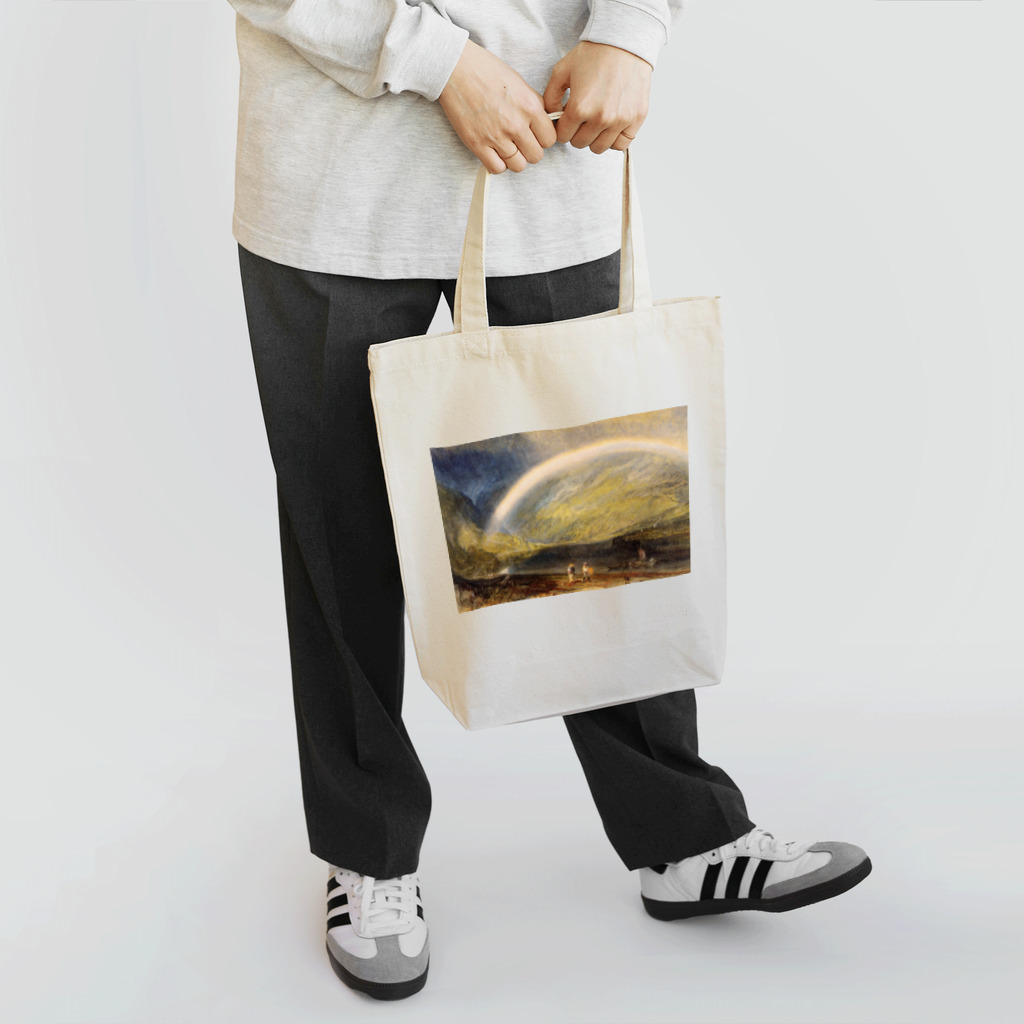 世界の絵画アートグッズのウィリアム・ターナー《虹》 トートバッグ