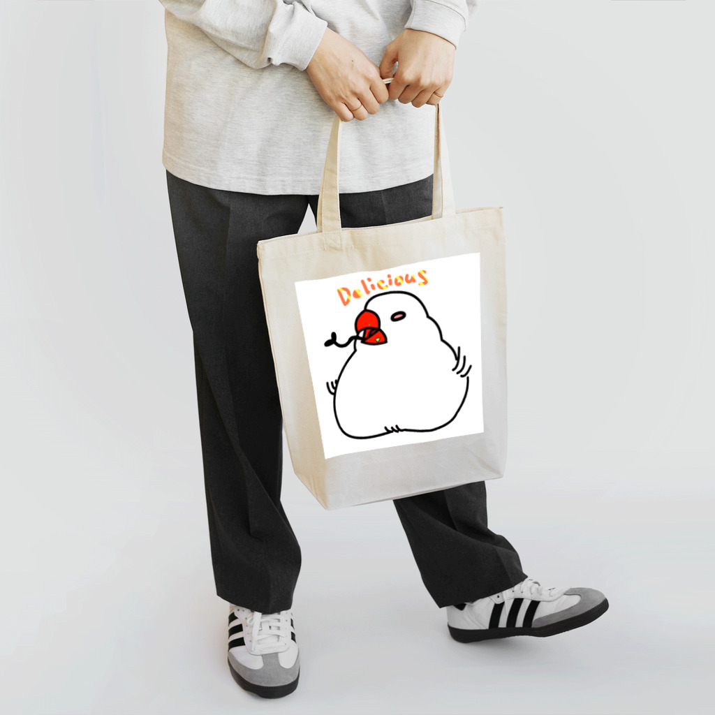 07（rena）のことりショップのデリシャス文鳥 Tote Bag