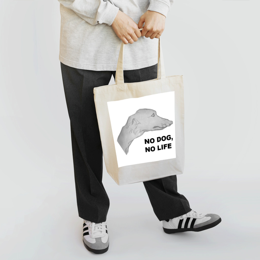 村上周(ムラカミシュウ）のNO DOG,NO LIFE Tote Bag