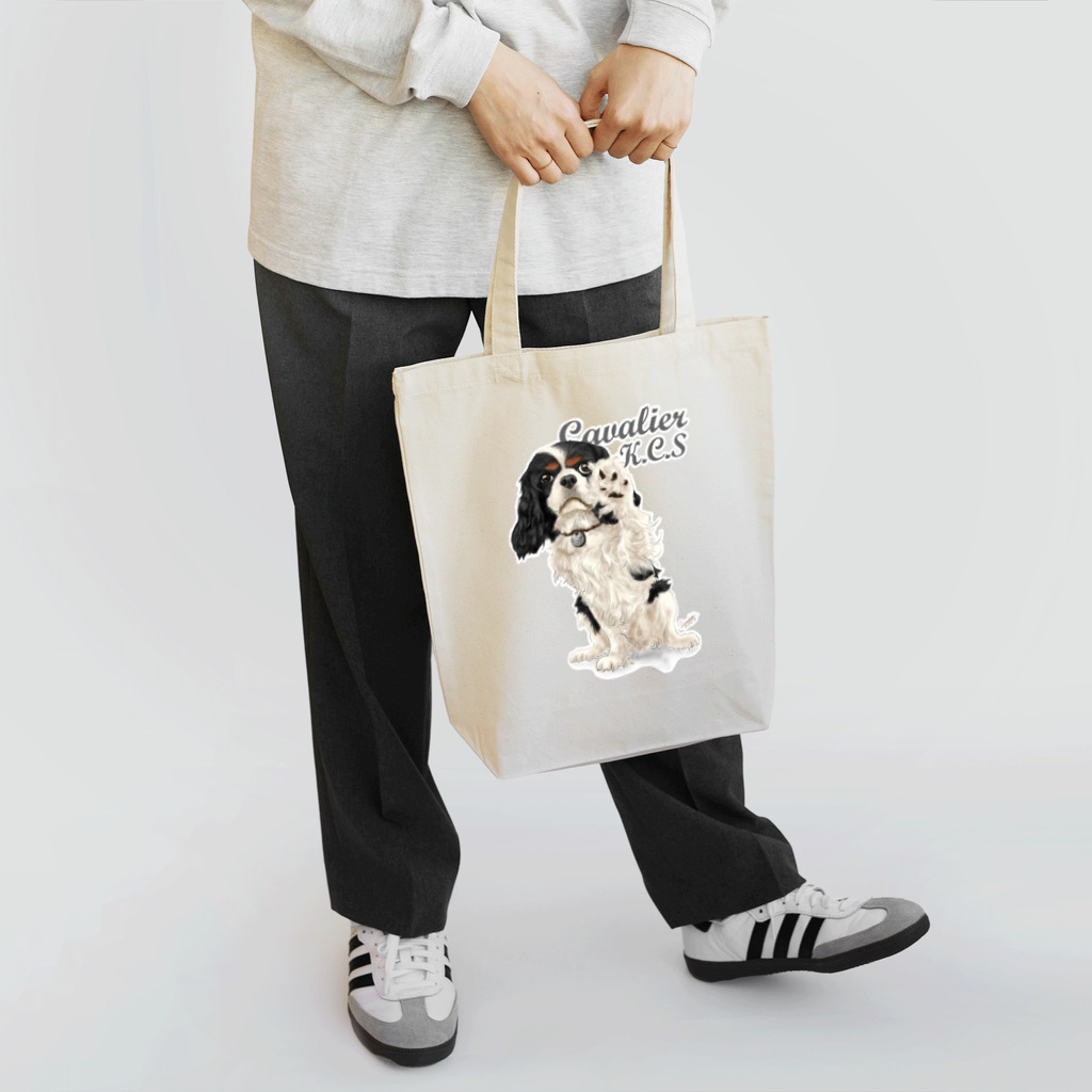 Shimiyasuのキャバリア№09 ちょいちょいトライカラー Tote Bag