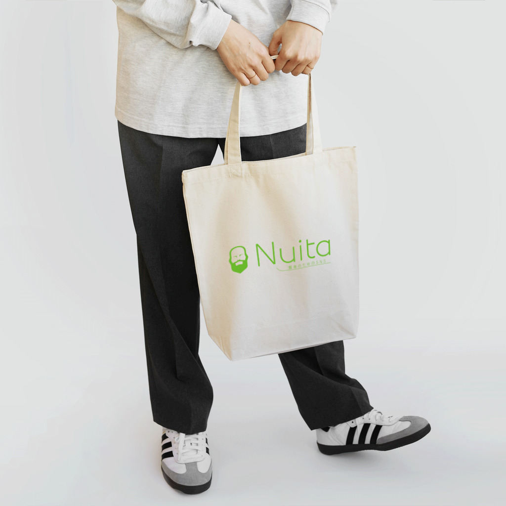 Nuitaのnuita.net(緑) トートバッグ