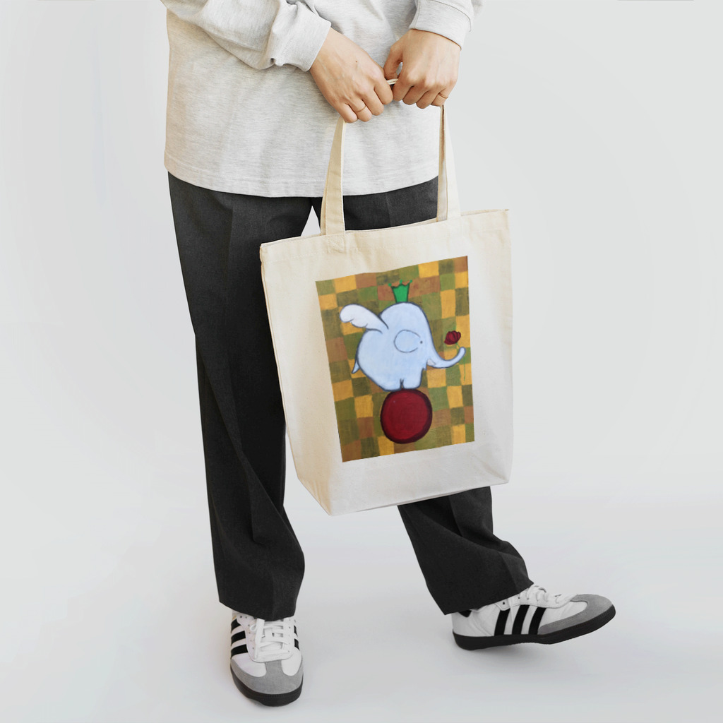 ナカムラデザインのゾウサン Tote Bag