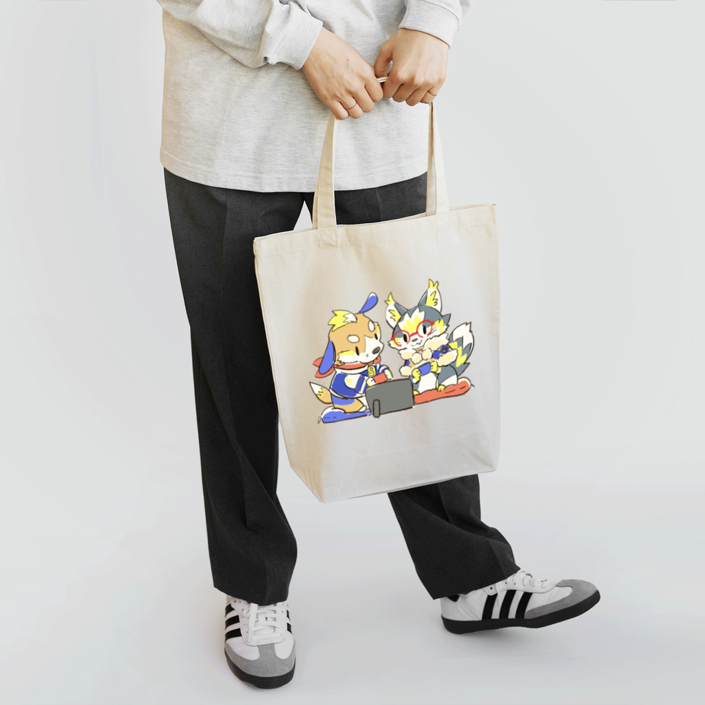 まーくん🐕ちーやん🐈のゲーム中のまーちー Tote Bag