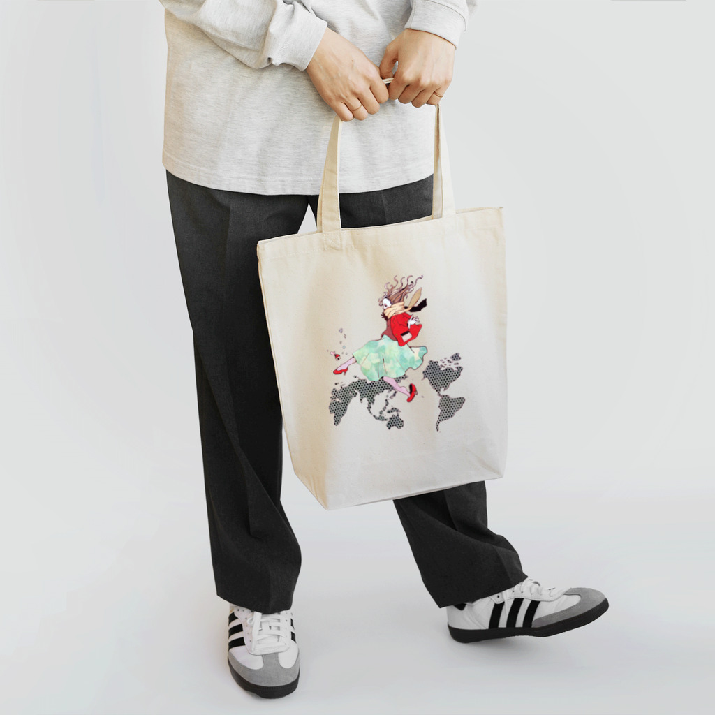 majoccoの世界を駆けてよ Tote Bag