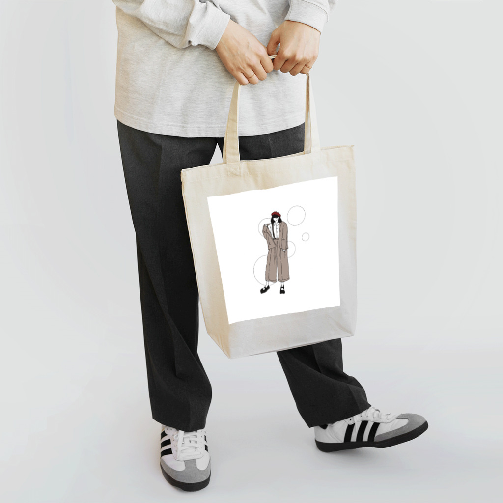 kidoの雑貨屋さんのレトロガール Tote Bag
