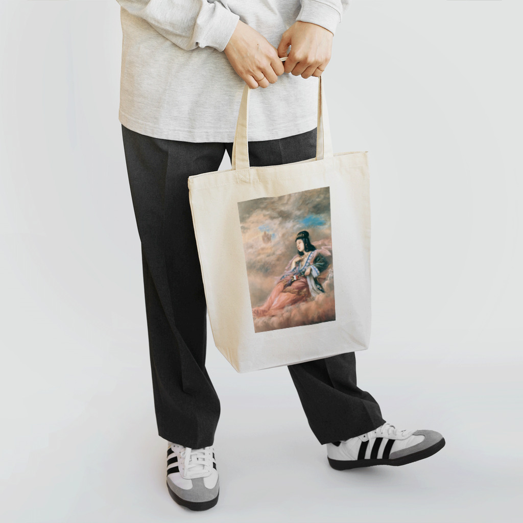 世界の絵画アートグッズの山本芳翠《十二支 丑『牽牛星』》 トートバッグ