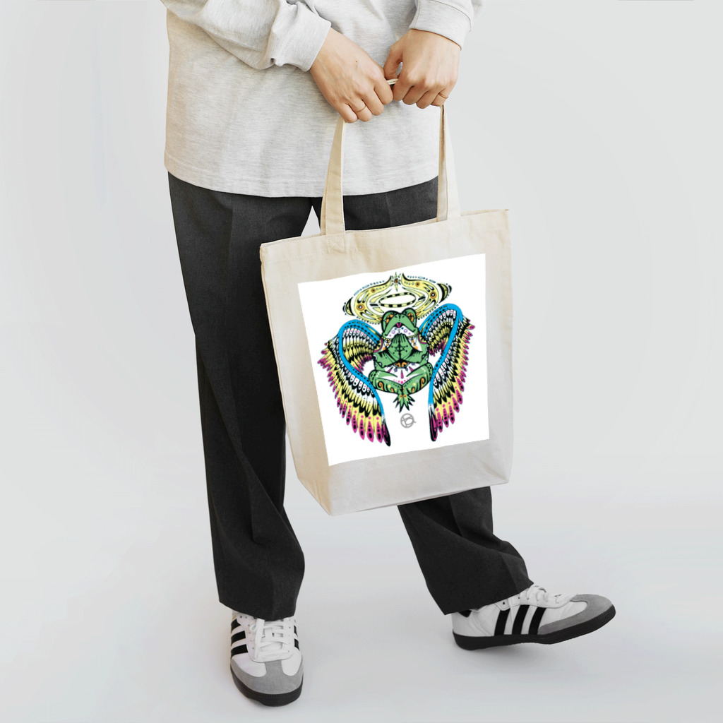 鳴くよメジロの大天使カエル Tote Bag