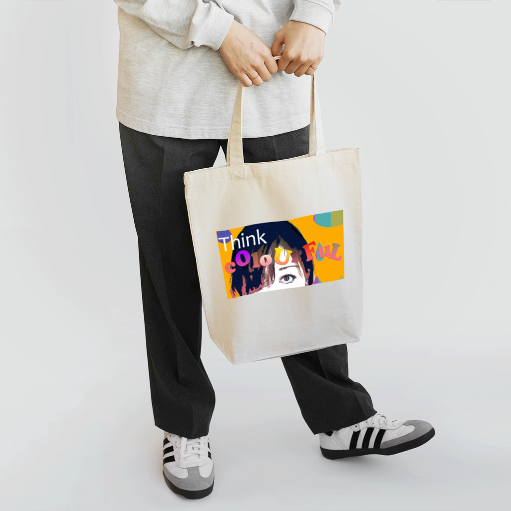 lifejourneycolorfulのThink Colorful Tote Bag
