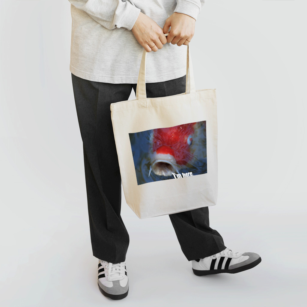 AD-YのI'm here.　鯉 Tote Bag