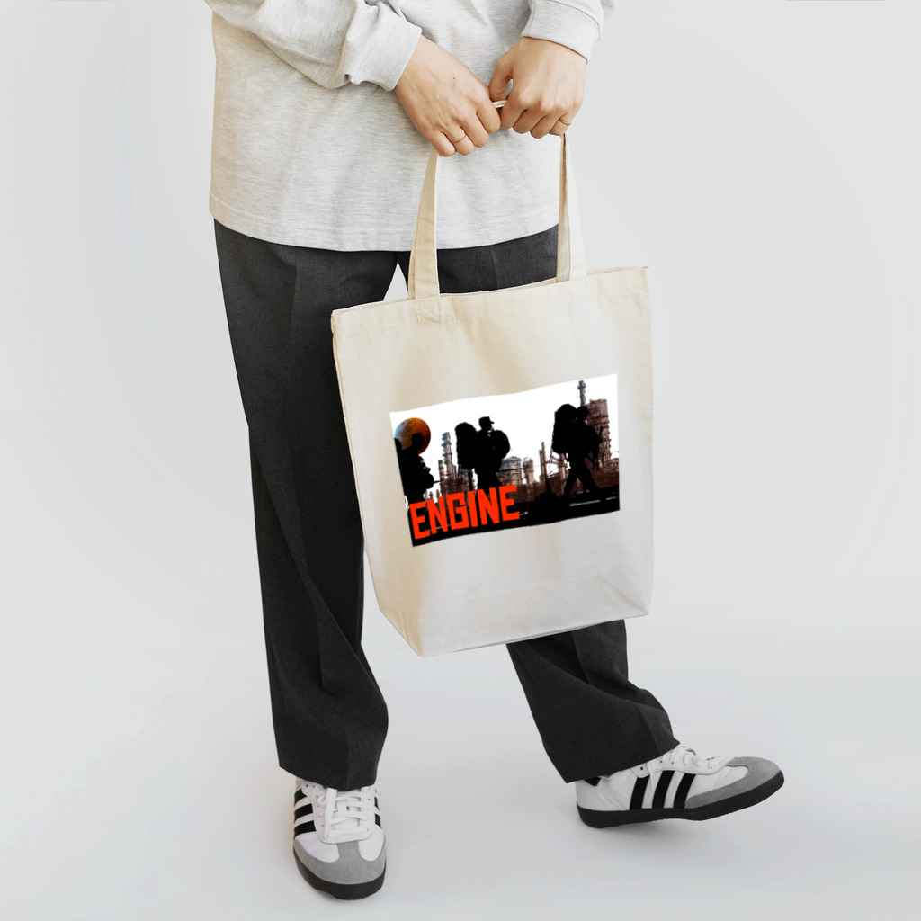 コラージュ屋のENGINE Tote Bag