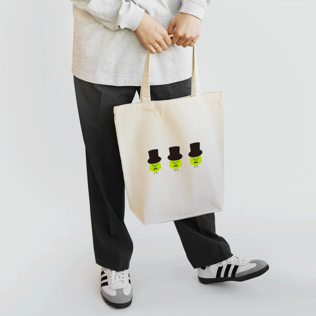 hanai.のthree green birds Tote Bag